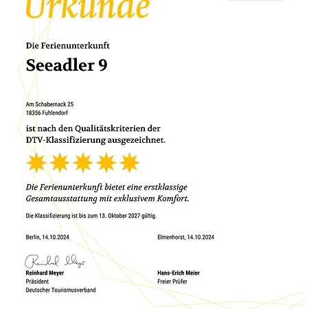 Seeadler 9 بيت للعطل Fuhlendorf (Mecklenburg-Vorpommern)